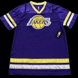Los Angeles Lakers Embroidered Football Jersey Men’s M,L & XL New