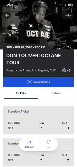 Don Toliver with SahBabii Sun June 28