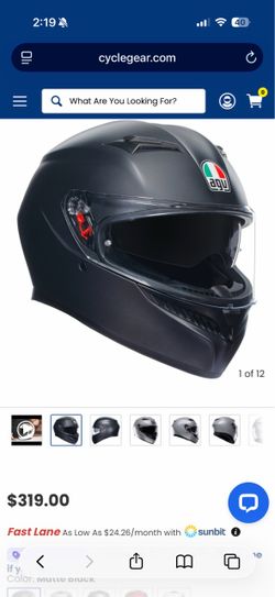 Motorcycle helmet