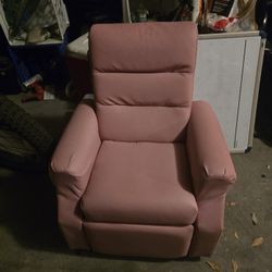 Pink Kids recliner