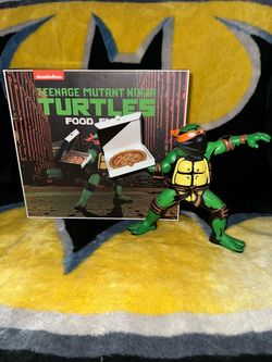 TMNT Michelangelo Action Figure with Box Nickelodeon toy