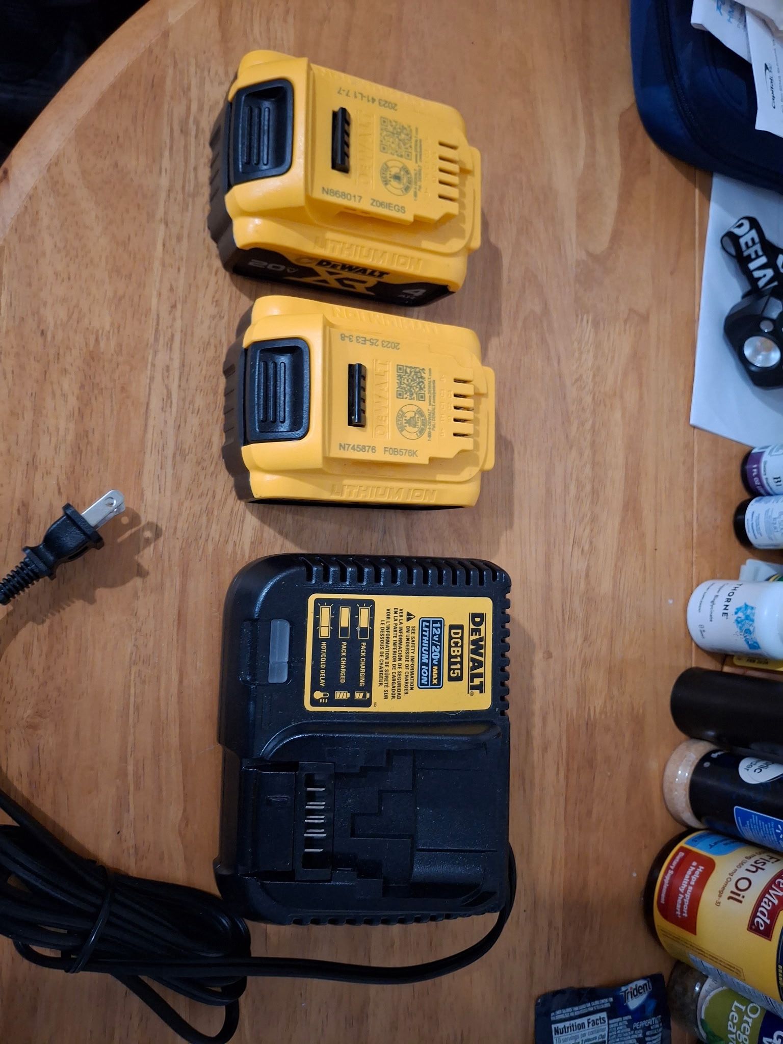 dewalt 20 v max batteries