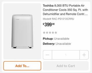 Toshiba AC portable