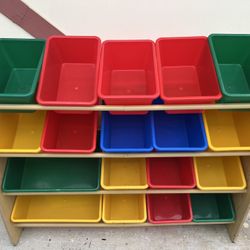 18 Bins Storage Shelves