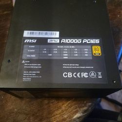 Psu Msi ( Mag) 1000w Pcie5.0 Ready