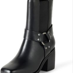 The Drop Women's Stevens Chelsea Boot (Black) - Available Sizes: 7, 7.5, 12, 13