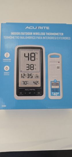 Acute Rite Indoor/Outdoor Wireless Thermometer NEW in Box