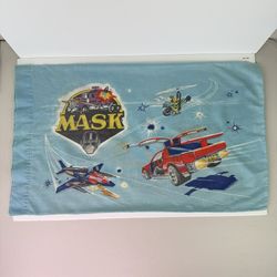1985 MASK Pillow Case M.A.S.K Two-Sided
