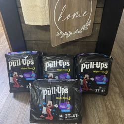 Pull Ups Size 3t-4t 