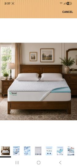 Dual Layer Memory Foam Mattress Topper King