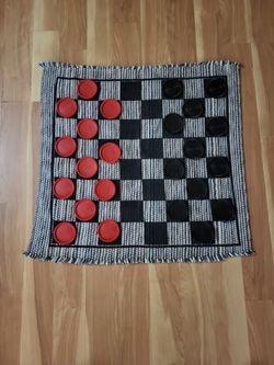 Large Checkers & Tic Tac Toe