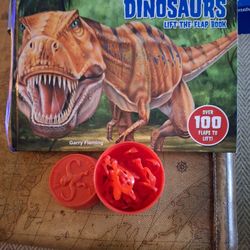 Childs Game, Dinosaur Book & Barrell Of Monkeys Game