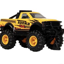 Tonka Steel Classics Pickup Truck - Yellow, Friction Powered
