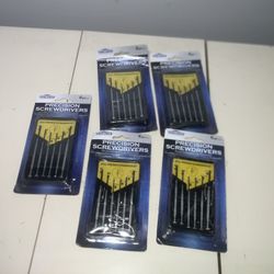 TOOLSHED 6pc Precision Screwdrivers Lot Of 5 30 Pieces Total.  