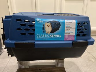 XXS dog kennel w/plush pet pad included