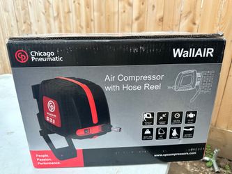 Air Compressor With Hose Reel
