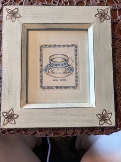 Tea Time Framed Wall Art
