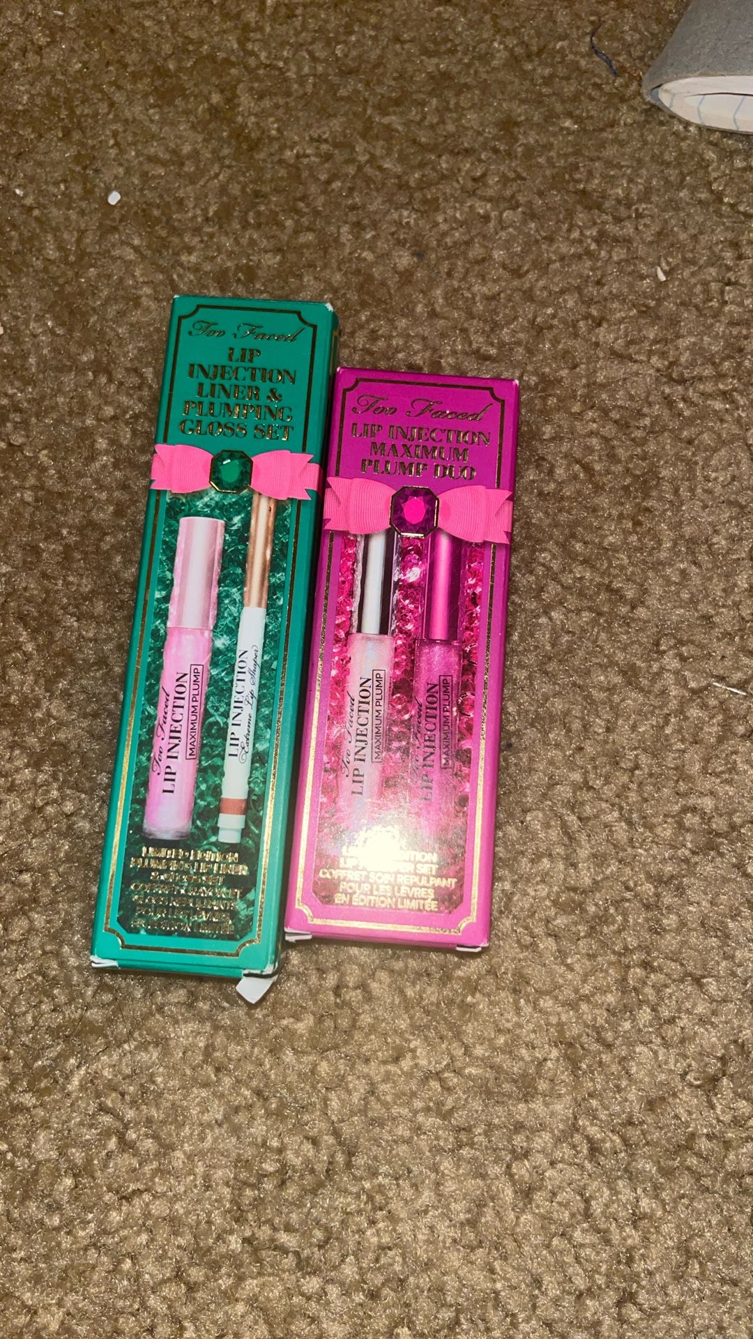 Two Sets Too Faced Lip And Plumping Set
