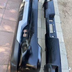 Defensas Delantera Y Trasera Para Chevy Silverado 2014 Al 2018