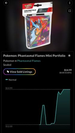 Sealed Pokemon Phantasmal Flames Mini Portfolio