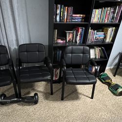 Office Guest Chairs  OBO:  Set Of 4 Chairs 