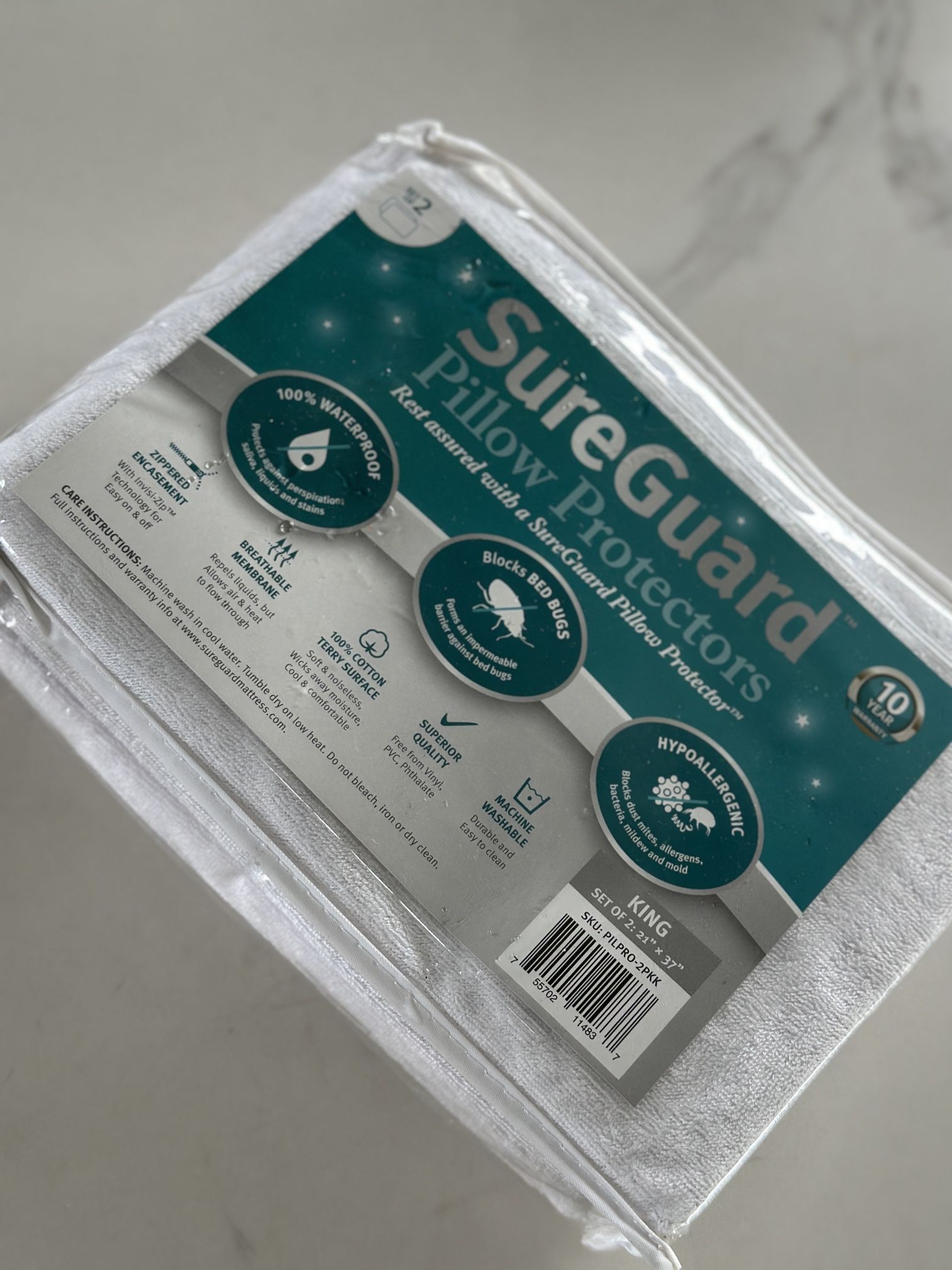 SureGuard Pillow Protectors