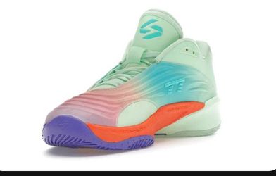 Nike Air Jordan Luka 3 Blurred Vision Vaper Green/Cone/Psychic Purple/Hyper Jade Size 7Y
