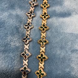 Moissanite Bracelets. Pick One 