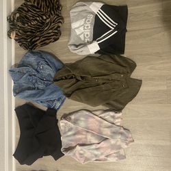 Girls Jackets And Sweatshirts Sizes 8-10