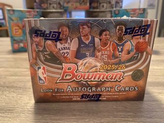 2025 NBA Topps Bowman  blaster box