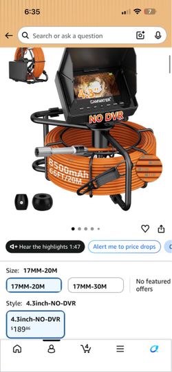 Brand New Sewer Camera