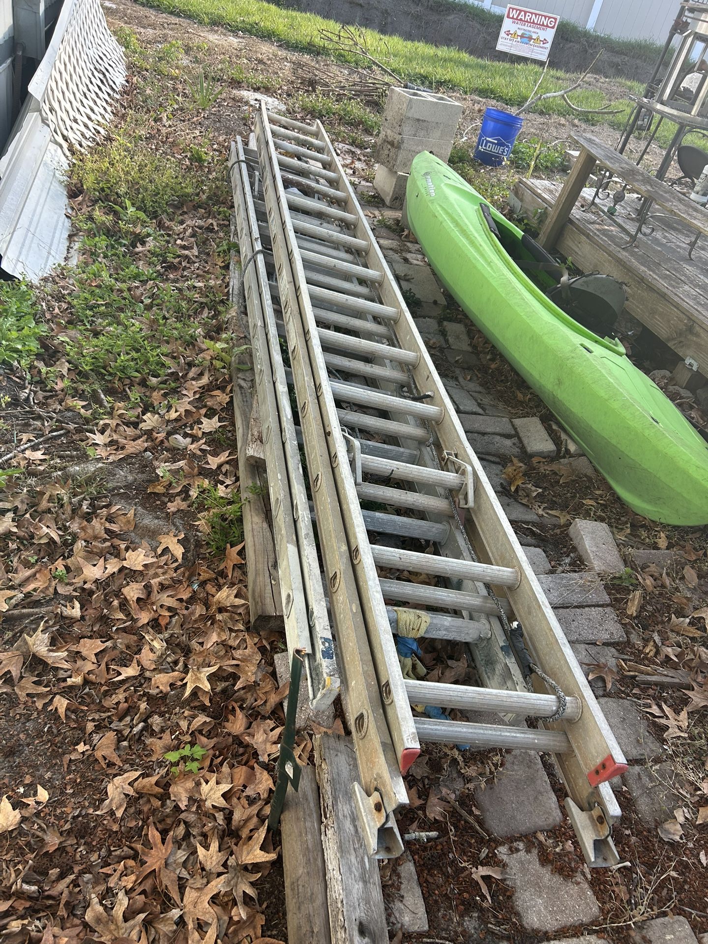 Aluminum Extension Ladders (2)