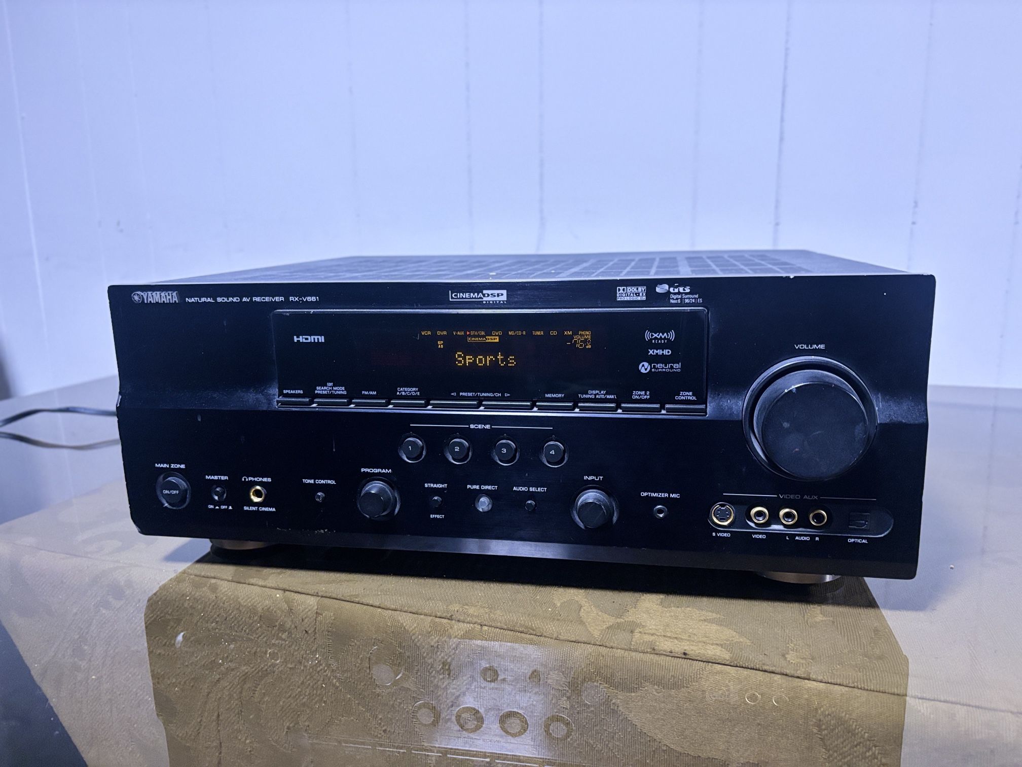 Yamaha RX-V361 AV Receiver – Tested & Working – No Remote – Good Condition