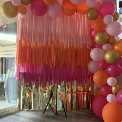 Photo Backdrop & Balloon Arch