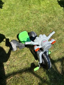 Fisher price green bike