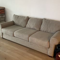 Sofa from Living Spaces, Light Grey Color Sofa