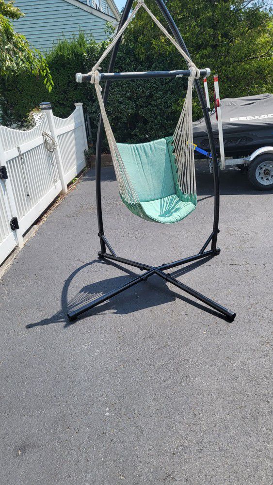 Porch Swing With Stand And Seat