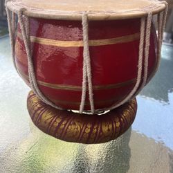Red Tabla Drum