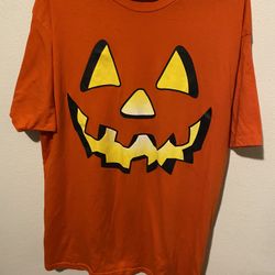 XL Orange Halloween Shirt Men’s