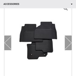 GMC Sierra Or Chevy Silverado All Weather Floor Mats 