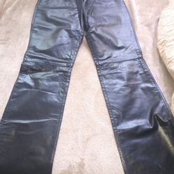 Latest Size 4 100% Leather Studio By Design Pants In New Condition