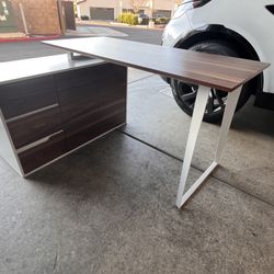 L Shaped Desk 24” X 56” With Lower cabinet (new)