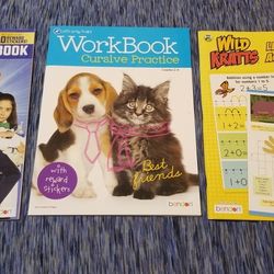 3 Childrens Activity Books