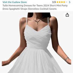 White Dress Brand New Size Small