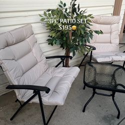 NEW 3PC PATIO SET