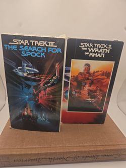 Vintage Star Trek VHS Lot