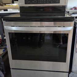 LG glass top stove