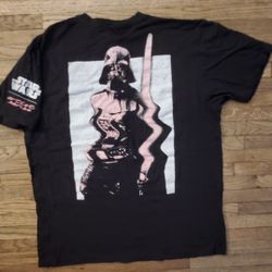 STARWARS DARTHVADER ARTIST SERIES ADULT BLACK ( LARGE SIZE ) T-SHIRT PRE-OWN8ED