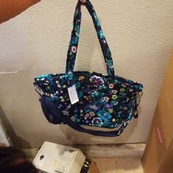 Vera Bradley Iconic Ultimate Diaper Baby Bag Moonlight Garden