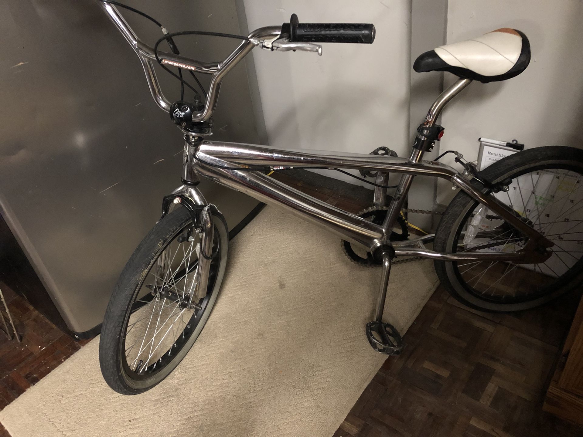 Chrome mongoose bmx bike